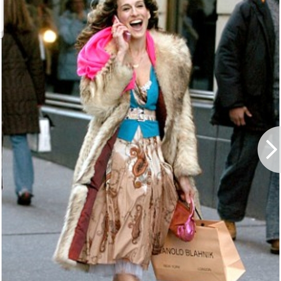 Manolo Blahnik gold mesh snake skin shimmer 👡 - Picture 8 of 8